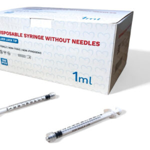 Seringa Descartável Luer Lock 1ml Estéril (caixa De 100)