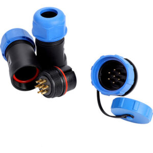 Sp21 Ip68 7pin Impermeável Plástico Tomada De Aviação