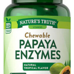 Enzima De Mamão Mastigável 120 Comprimidos Da Nature's Truth