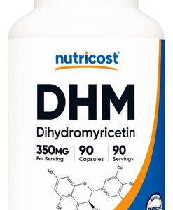 Dihydromyricetin Dhm Capsules 350 Mg 90 Count By Nutricost
