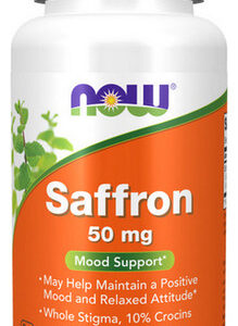 Açafrão 50 Mg 60 Cápsulas Vegetais Da Now Foods