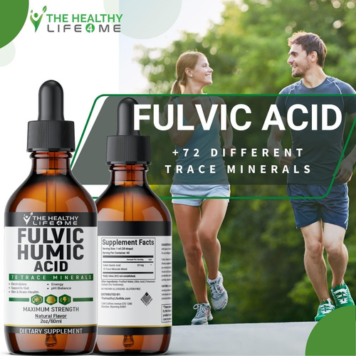 Suplemento De Ácido Fúlvico Líquido Healthy Life 4 Me De 2 M - Imagem 3