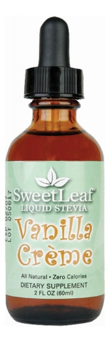 Creme De Baunilha Sweetleaf Liquid Stevia 2 Fl Oz Da Sweetle