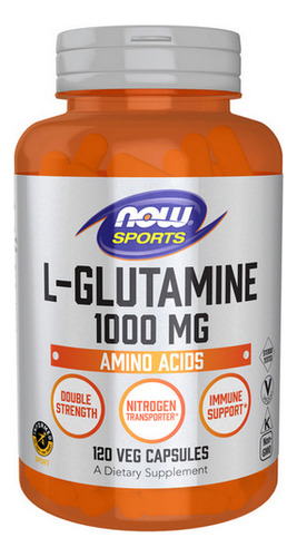 L-glutamina 1000 Mg 120 Cápsulas Da Now Foods
