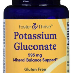 Potassium Gluconate 595 Mg 100 Tabs By Foster And Thrive