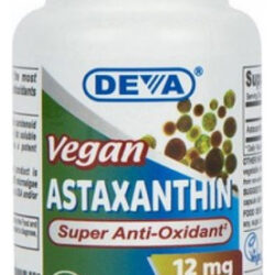 Astaxantina 12 Mg 30 Cápsulas Vegetais Da Deva Vegan Vitamin