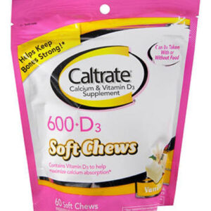 Suplemento De Cálcio E Vitamina D 600+d Vanilla Creme 60 Sof