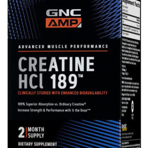 Suplemento Gnc Amp Hcl 189 Creatina 120 Comprimidos