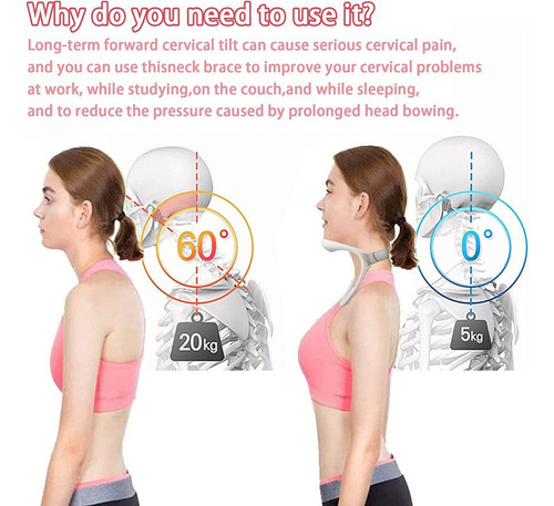 Dispositivo De Tração Do Pescoço Cervical Suporte Do Pescoço - Imagem 5