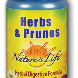Herbs & Prunes 100 Tabs By Nature's Life