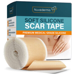 Fita Cicatricial De Silicone Nuvadermis Para Cicatrizes Cirú