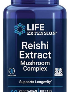 Complexo De Cogumelos Reishi Extract 60 Cápsulas Vegetais Da