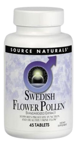 Swedish Flower Pollen 45 Tabs By Source Naturals