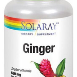 Raiz De Gengibre 550 Mg 180 Cápsulas Da Solaray
