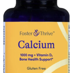 Calcium Plus Vitamin D3 1000 Mg 60 Tabs By Foster And Thrive