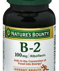 Nature's Bounty, Vitamina B-2, 100 Mg, Contagem De 1, Da Sun