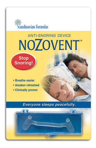 Dispositivo Anti-ronco Nozovent 1 Ct Da Scandinavian Formula