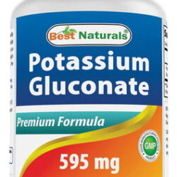 Gluconato De Potássio 595 Mg 250 Comprimidos Da Best Natural