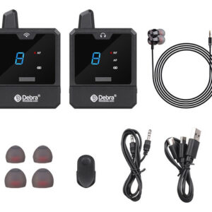 Sistema De Monitor Intra-auricular Sem Fio Debra Professiona