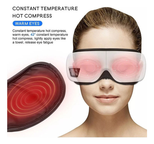 Massageador Ocular De Vibração De Airbag Inteligente 6d - Imagem 3