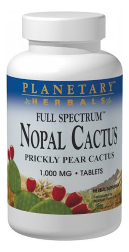 Cacto Nopal, Espectro Completo, 1000 Mg, 60 Comprimidos, Da