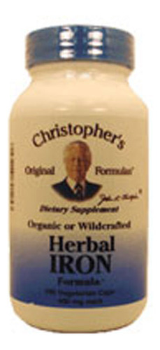Herbal Iron 100 Vegicaps Da Dr. Christophers Formulas