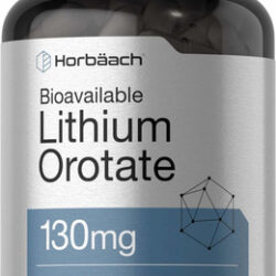 Orotato de lítio Orotato de lítio 130mg 180 cápsulas 5mg