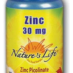 Zinc Picolinate 30 Mg 100 Caps By Nature&quots Life