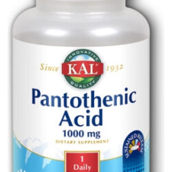 Ácido Pantotênico 1.000 Mg 100 Comprimidos Por Kal