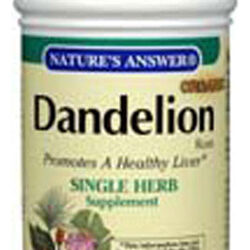 Raiz De Dente-de-leão 1260 Mg 90 Cápsulas Da Nature's Answer