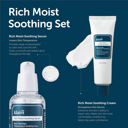 Creme Hidratante Dearklairs Rich Moist Calmante 80ml - Imagem 9