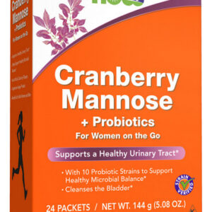 Cranberry, Mannose E Probióticos (24 Por Unidade) | By Now F