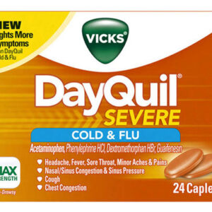 Vicks Dayquil Resfriado E Gripe Severos 24 Comprimidos