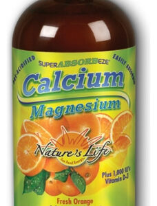 Laranja Líquida Super Absorbeze Cal-mag 16 Onças Da Nature's