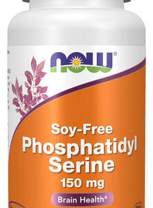 Phos Serine 150 Mg E 60 Cápsulas Vegetais Sem Soja Da Now Fo