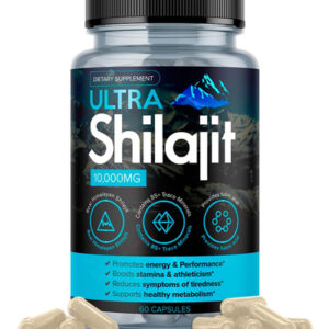 Suplemento Aura Vitamins Ultra Shilajit 10.000 Mg 60 Cápsula