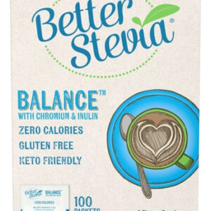 Betterstevia Balance Chromium & Inulin 100 Pkts By Now Foods