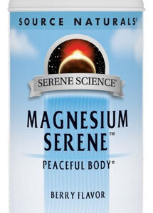 Magnesium Serene Berry Flavor 9 Oz By Source Naturals