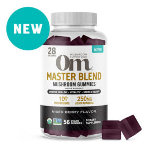 Gomas Mushroom Master Blend 56 Unidades Da Om Mushrooms