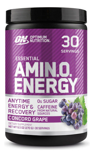 Suplemento Optimum Nutrition Amino Energy Concord Grape 275g