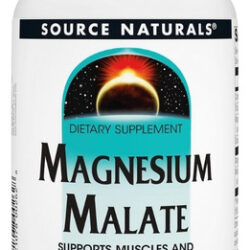 Magnesium Malate 1250 Mg 180 Tabs By Source Naturals