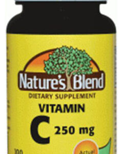 Vitamina C 250 Mg 100 Comprimidos Da Nature's Blend