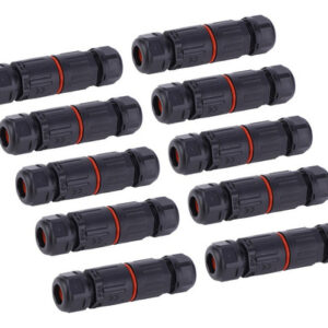 10pcs Ip68 Impermeável Cabo De Fio Elétrico 3pin Conector
