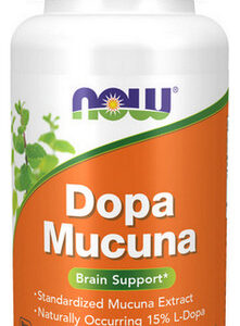 Dopa Mucuna 90 Cápsulas Vegetarianas Da Now Foods