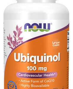 Ubiquinol 100 Mg 120 Cápsulas Gelatinosas Da Now Foods