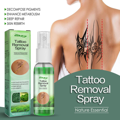 2pcs Spray De Remoção De Tatuagem: Seguro E Eficaz 30 Ml - Imagem 7