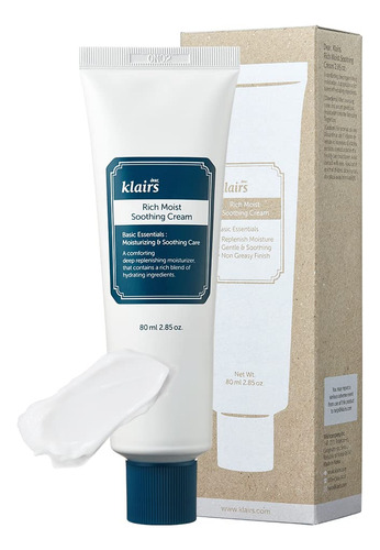 Creme Hidratante Dearklairs Rich Moist Calmante 80ml