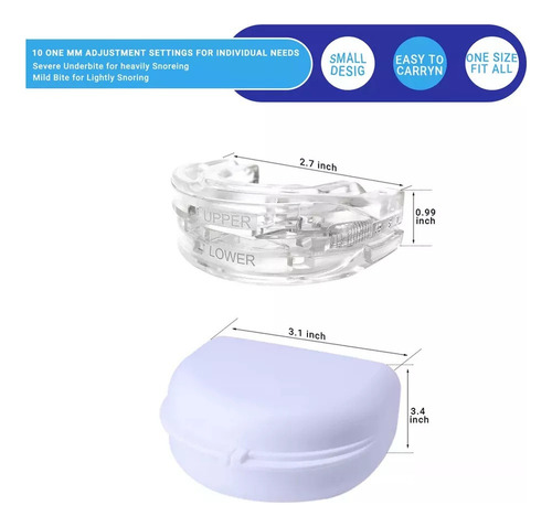 Novo Dispositivo Mouthguard Night Anti Ronco - Imagem 2