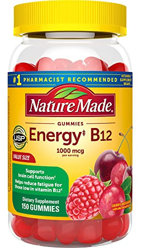 Suplemento Nature Made Energy B12 1000mcg 150 Gomas - Imagem 11
