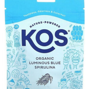 Espirulina Azul Luminosa Orgânica De 1,4 Onças Da Kos